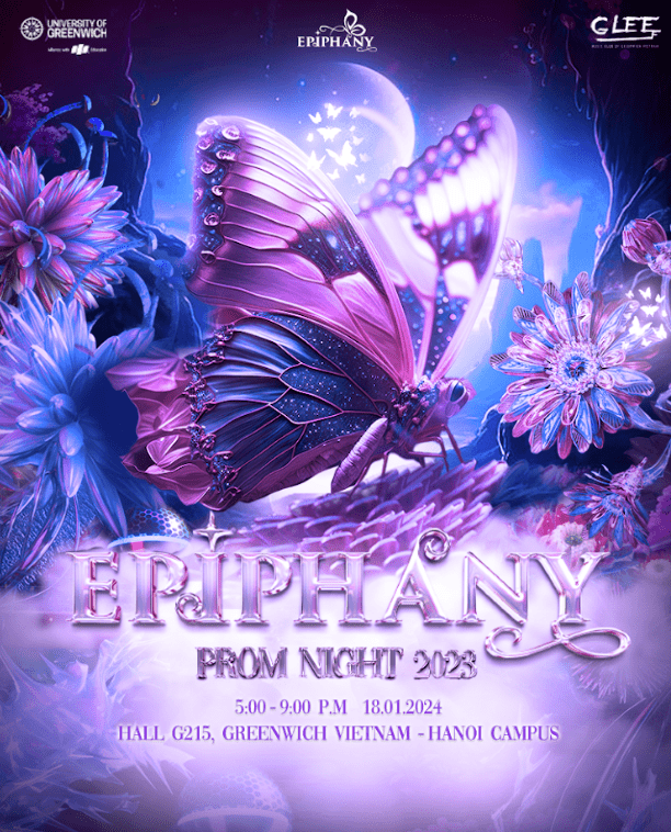 "Prom Night 2023: Epiphany - Khoảnh Khắc Thăng Hoa Cuối Năm tại Greenwich Việt Nam - Hà Nội"