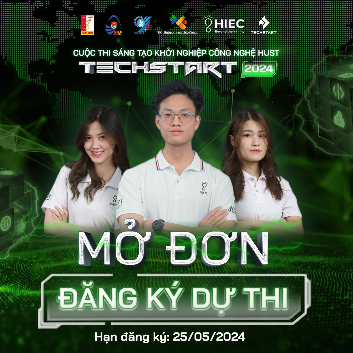 Mở Đơn Dự Thi Cuộc Thi Sáng Tạo Khởi Nghiệp Công Nghệ TECHSTART 2024 - Đại Học Bách Khoa Hà Nội